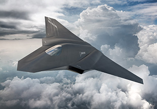 Picture of aircraft in flight.